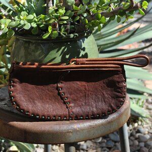 Lucky Brand leather wristlet